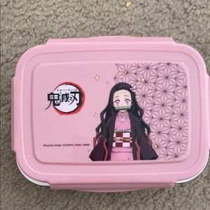 Nezuko Kamado Pink Anime Character Lunch Box‎